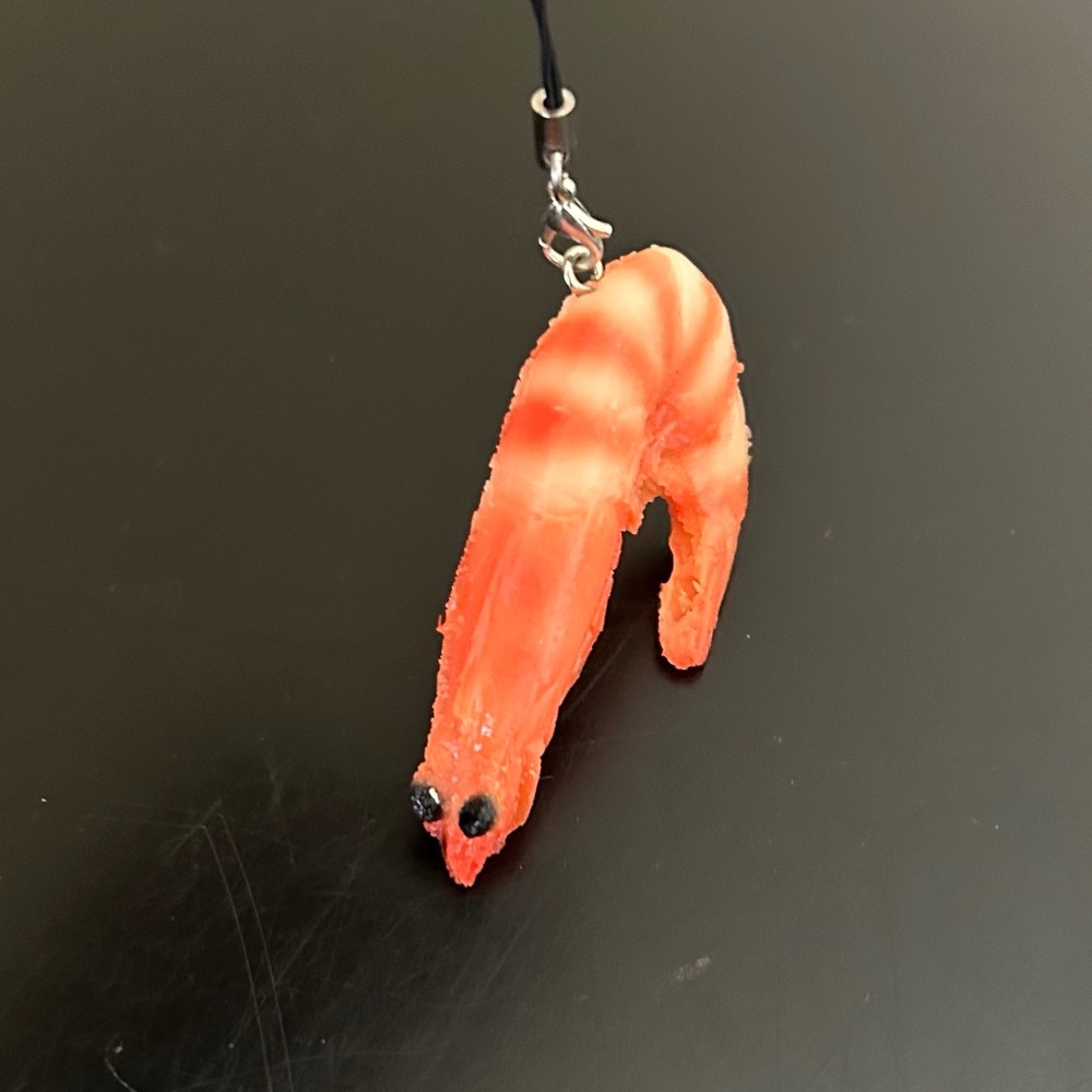 Shrimp Cell Phone Charm. NWOT